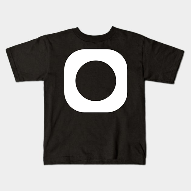 Round Shaped T-shirt Kids T-Shirt by Javio